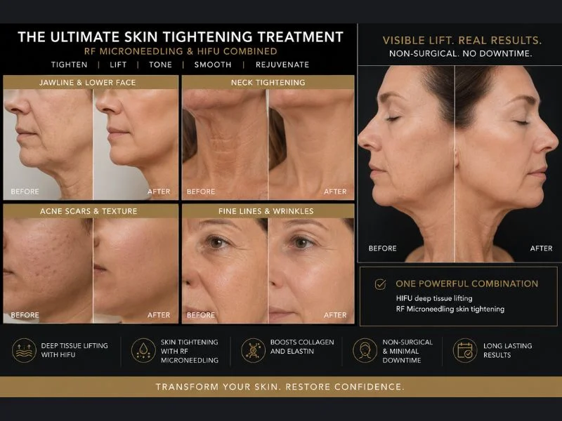 Results of combined treatment for the ultimate skin tightening treatment Thame